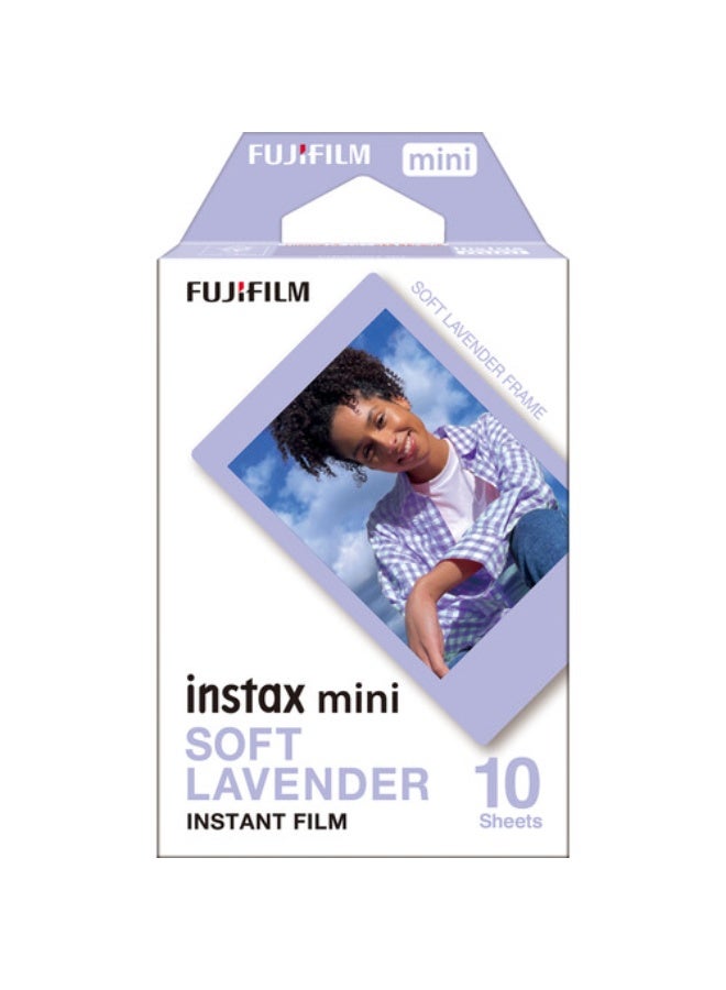 إنستاكس FUJIFILM Instax mini Soft Lavender Film {10 Exposures} - Image 1